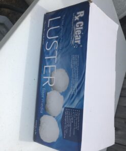 Rx Clear White Luster Filter Media for Swimming Pool Sand Filters | Alternative to Sand and Filter Glass | Specialty Technology Helps Keep Pools Clean | Lasts for Several Seasons | Individual Pack 1-Pack 45 71sEBtnT2L