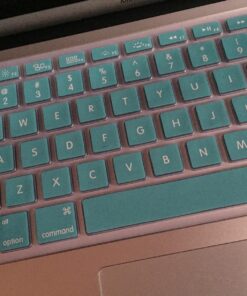 IBENZER Compatible with Old Version MacBook Air 13 Inch Case (2017-2010 Release), Models: A1466/A1369, Plastic Hard Shell Case with Keyboard & Screen Cover for Mac Air 13, Aqua, A13TBL+2 For Macbook Air 13'' A1466/A1369 52 71sEJmTyRjL