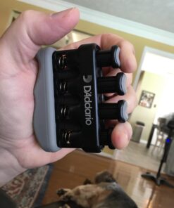 D'Addario Accessories Hand Exerciser–Improve Dexterity and Strength in Fingers, Hands, Forearms- Adjust Tension Per Finger– Simulated Strings Help Develop Calluses- Comfortable Conditioning Varigrip Only(Original) 50 71sEV 1VgqL