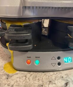 Hamilton Beach Dual Breakfast Sandwich Maker with Timer, Silver (25490A) 38 71sF Jy6pL