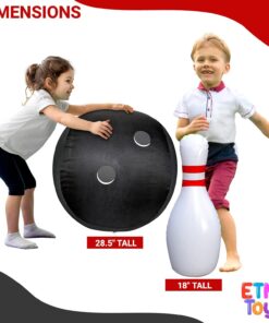 Alternative view of Etna Giant Inflatable Bowling Set