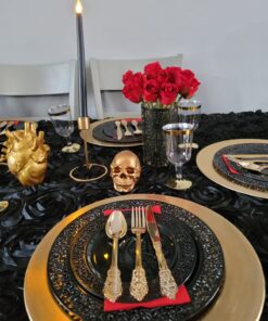 Creative Converting 50-Count Touch of Color Paper Dinner Napkins, Classic Red 7.5" x 4.25" Dinner Napkin 9 71sG54NI3sL