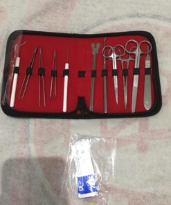 Advanced Dissection Kit Biology Lab Anatomy Dissecting Set with Stainless Steel Scalpel Knife Handle Blades for Medical Students and Veterinary by InstaSkincare 74 71sGRGM w9L