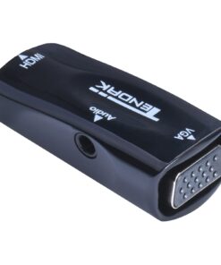 Tendak HDMI to VGA Converter Gold-Plated Active HD 1080P Female to Female Adapte with 3.5mm Audio for Projector HDTV Monitor Laptop PC Xbox STB Blu-ray DVD 13 71sGbwRkoRL