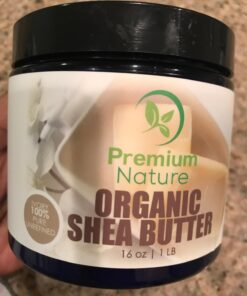 Premium Nature Organic Shea Butter - Pure & Raw Virgin Unrefined Body Butter - Dry Skin Care, Scar & Stretch Mark Cream, 16 oz 36 71sHlT2JydL