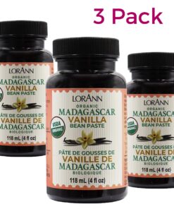 Alternative view of LorAnn Organic Madagascar Vanilla Bean Paste, 4 ounce - 3 pack