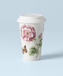 Lenox 837583 Butterfly Meadow Thermal Travel Mug, Multicolor, 1 Count (Pack of 1) 29 71sHqhz7eL