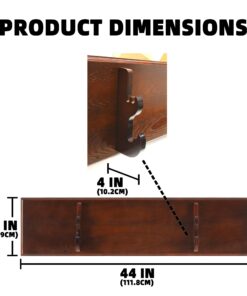 Sword/Saber Display Plaque Rack Holder Wall Rack, Alternative to Display Case Mahogany 23 71sI7k9fwYL