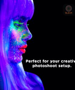 SLEEKLIGHTING 23 Watt T2 Black Light Spiral CFL Light Bulb, UL Approved- Blacklight Bulbs for Parties 120V, E26 Medium Base-Energy Saver (Pack of 4) 26 71sIMwSihNL