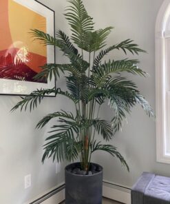 Nearly Natural 5261 7ft. Paradise Palm,Green 37 71sIN0kPNbL