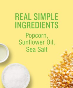 Angie's BOOMCHICKAPOP Sea Salt Popcorn, 0.6 oz. (Pack of 24) Sea-Salt 14 71sJKGdJATL