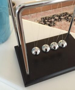 PowerTRC Newtons Cradle Balance Balls 7 1/4" | Science Physics Gadget | Desk Toys & Accessories 22 71sLt2 BicL