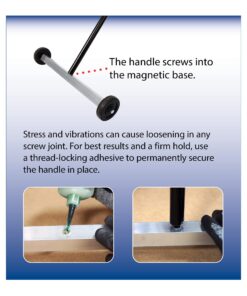 Master Magnetics - Magnetic Sweeper with Wheels, 14.5” - Pick up Nails, Needles, Screws and More 07263 39 71sMPpGvw3L