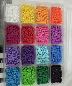 Perler Beads Fun Colors Fuse Beads and Storage Tray For Kids Crafts, 4000 pcs 1-Pack 16 71sMviL QEL