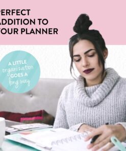 me & my BIG ideas 4 Month Fitness Extension - The Happy Planner Scrapbooking Supplies - Pre-Punched Pages - Food & Exercise Logs - Inspirational Dividers & Stickers To Stay on Track - Classic Size 30 71sNJS7bL