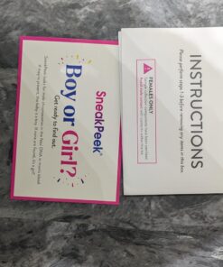 SneakPeek® DNA Test Gender Prediction - Know Baby’s Gender at 6 Weeks with 99.9% Accuracy¹ - Lab Fees Included - Early Boy or Girl Reveal Home Kit (Lancet) 35 71sO7ydEvML