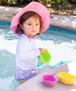 i play. Baby Girls' Brim Hat | All-Day UPF 50+ Sun Protection for Head, Neck, & Eyes 0-6 Months Light Pink 21 71sOE9RKFWS