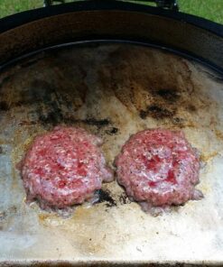 Little Griddle KQ-17-R Stainless Steel Outdoor BBQ Griddle, 17 x 14, For Charcoal Kettle and Kamado Grills, Fun to Use, Easy to Clean 39 71sOnJl1xqL