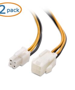 Cable Matters 2-Pack ATX Power Supply 4-Pin CPU Extension Cable - 8 Inches 5 71sP8WGJyL