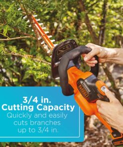 BLACK+DECKER 20V MAX Cordless Hedge Trimmer with Power Command Powercut, 22-Inch (LHT321FF) 20V Hedge Trimmer Kit 19 71sPZ8yA4PS
