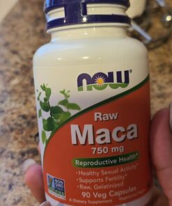 NOW Supplements, Maca (Lepidium meyenii) 750 mg Raw, Reproductive Health*, 90 Veg Capsules 90 Count (Pack of 1) 28 71sQ0Ca8koL