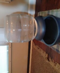 Petmate Replendish Gravity Waterer With Microban for Cats and Dogs, 2.5 Gallons,Blue, Made in USA Blue 2.5 GAL 53 71sQ8drfuL