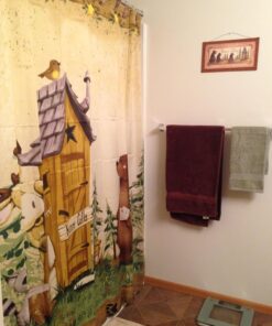 Natures Calling Country Bathroom Sign Outhouse Lodge Bath Decor Moon Stars Bears size 7x13 17 71sRYi7ItBL