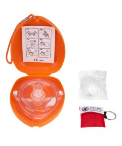 CPR Mask (with Additional Keychain CPR Mask) - First Aid Face Shield with One-Way Breath Valve - Archer MedTech Brand 21 71sTLyarRQL