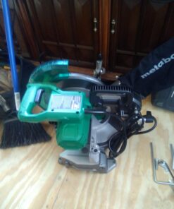 Metabo HPT | Compound Miter Saw | 10-Inch | Single Bevel | 15-Amp Motor | 0-52° Miter Angle Range | 0-45° Bevel Range | Large Table | 10" 24T TCT Miter Saw Blade | C10FCGS C10FCGS Only 43 71sV5FJyxcL