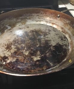 de Buyer MINERAL B Carbon Steel Fry Pan - 14” - Ideal for Searing, Sauteing & Reheating - Naturally Nonstick - Made in France 14" 22 71sVb29skUL