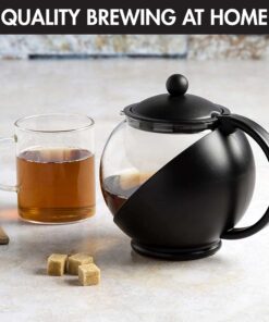 Alternative view of Primula Half Moon Teapot, 40-Ounce, Black