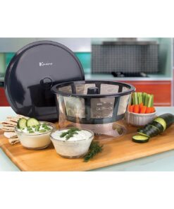 Alternative view of Euro Cuisine GY60 Greek Yogurt Maker with Ultra Fine Mesh Stainless Steel Strainer Basket, BPA Free, Patented Greek Yogurt Strainer, Ideal for Healthy Homemade Yogurt, Dips, and Desserts (Black)