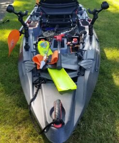 YakAttack Omega Fishing Rod Holder with Track Mounted LockNLoad Mounting System, Pro and Standard Edition - Multiple Colors | Kayak Fishing Accessories Black (Professional) 34 71sZCFNDbhL