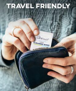 Care Touch Glasses Wipes, 400ct - Lens Cleaning Wipes for Eyeglasses, Eyeglass Individually Wrapped, Cleaner Lenses Glasses&Optical Lens, Disposable 400 Count (Pack of 1) 26 71sZblghiPL 1