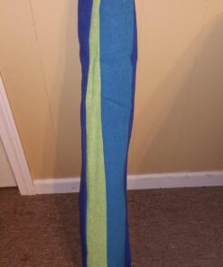 Hammock Sky Large Brazilian Hammock Chair Cotton Weave - Extra Long Bed - Hanging Chair for Yard, Bedroom, Porch, Indoor/Outdoor (Blue & Green) Blue & Green (Not Include Hanging Kit) 38 71sZwyZGmGL 2