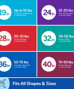 Petmate Vari Dog Kennel 40", Taupe & Black, Portable Dog Crate for Pets 70-90lbs, Made in USA 40"L x 27"W x 30"H Kennel Only 29 71saDvVsgIL