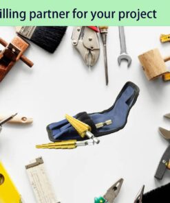 Step Drill Bit- 3 Pcs Step Drill Bits for Metal, Stepped Drill Bit Set for Plastic, Wood, Sheet Metal 14 71sbBL6nEaL