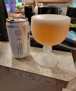 Chefcaptain Schooner Beer Glass - 21.5 Oz Extra Large Goblet Crystal Style ZERO LEAD Shrimp Cocktail, Coronaritas, Margaritas 4 PACK Classic 21.5 OZ 53 71sbtTQ5RuL