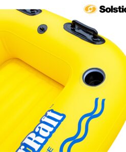 SOLSTICE Super Chill Inflatable River Raft Float Tube Series 1-6 Person With Cupholders Cooler Mesh Bottom Backrest Grab Handles Tie On Rope For River Lake Ocean Pool Floating Snow Heavy Duty Material Floating Cooler Raft 18 71scj7SDBhL