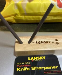 Lansky Ceramic Turn Box 4-Rod Knife Sharpening System - LCD5D Turn Box Sharpener 33 71sdoGz5lvL