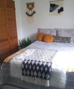 DII California Casual, Colby Southwest Woven Throw, Black & Gray, 50x60 50x60" 35 71se1hz38pL 1