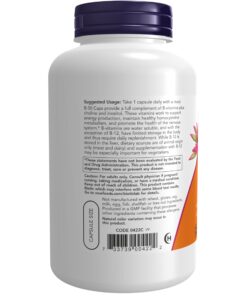 NOW Supplements, Vitamin B-50 mg, Energy Production*, Nervous System Health*, 250 Veg Capsules 250 Count (Pack of 1) 10 71sf3gKPquL