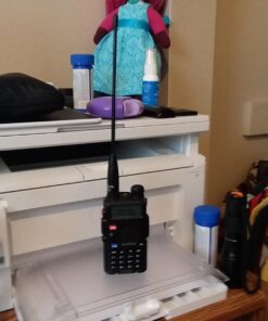 Authentic Genuine Nagoya NA-701C (Commercial Frequency Tuned) 8-Inch Whip VHF/UHF (155/455Mhz) Antenna SMA-Female for BTECH and BaoFeng Radios NA-701C Commercial VHF/UHF 30 71sfKh5FcML