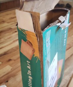 Falling in Art Tabletop Easel Set - 24 Pieces Starter Kit - Artist Acrylic Painting Kit with 12 Acrylic Paints Set, Canvas Panels, Brushes, Wooden Palette for Kids, Adults, Beginners, Professionals 24 PCS Drawer Easel Painting Set 62 71sfUPb8tWL