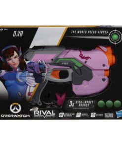 Alternative view of Overwatch D.Va Nerf Rival Blaster with 3 Overwatch Rival Rounds Standard