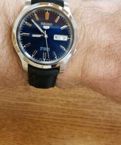 SEIKO 5 Men's SNK793 Automatic Stainless Steel Watch with Blue Dial 32 71shoItloaL