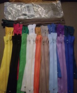 YAKA 60pcs 9 Inch Nylon Coil Zippers Sewing Zippers for Tailor Sewing Crafts (20 Color) Mixed 33 71siRO0M6L