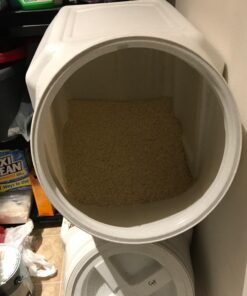 Gamma2 Vittles Vault Stackable Dog Food Storage Container, Up to 60 Pounds Dry Pet Food Storage, Made in USA 52 71sieD2mTL