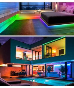 ELlight LED Strip Lights with APP, Dream Color 32.8ft LED Lights with Multicolor Chasing, Waterproof RGB Rope Lights Kit, 300 LEDs SMD 5050 Flexible Strip Lighting for Home Kitchen 26 71skEqtHAcL