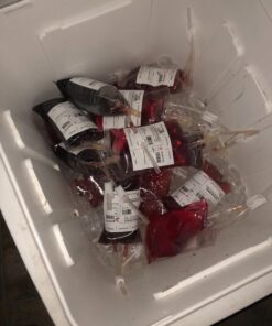 Amazlab Halloween Party Cups, Live Blood of Theme Parties- IV Blood Bag Drink Containers 11.5 FL Oz, Vampire/ Hospital/Halloween Theme Party Favors, Nurse Graduation Party Props (10Packs) 34 71skzy CL